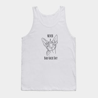 Never a bad hair day Tank Top